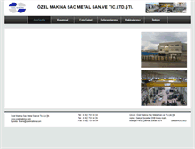 Tablet Screenshot of ozelmakina.com